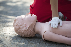 doll used for CPR training